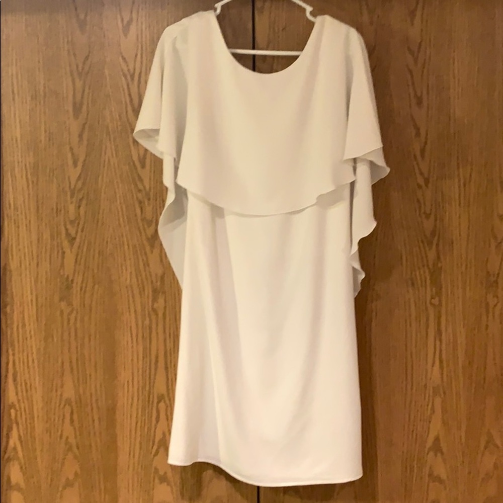 White cocktail dress